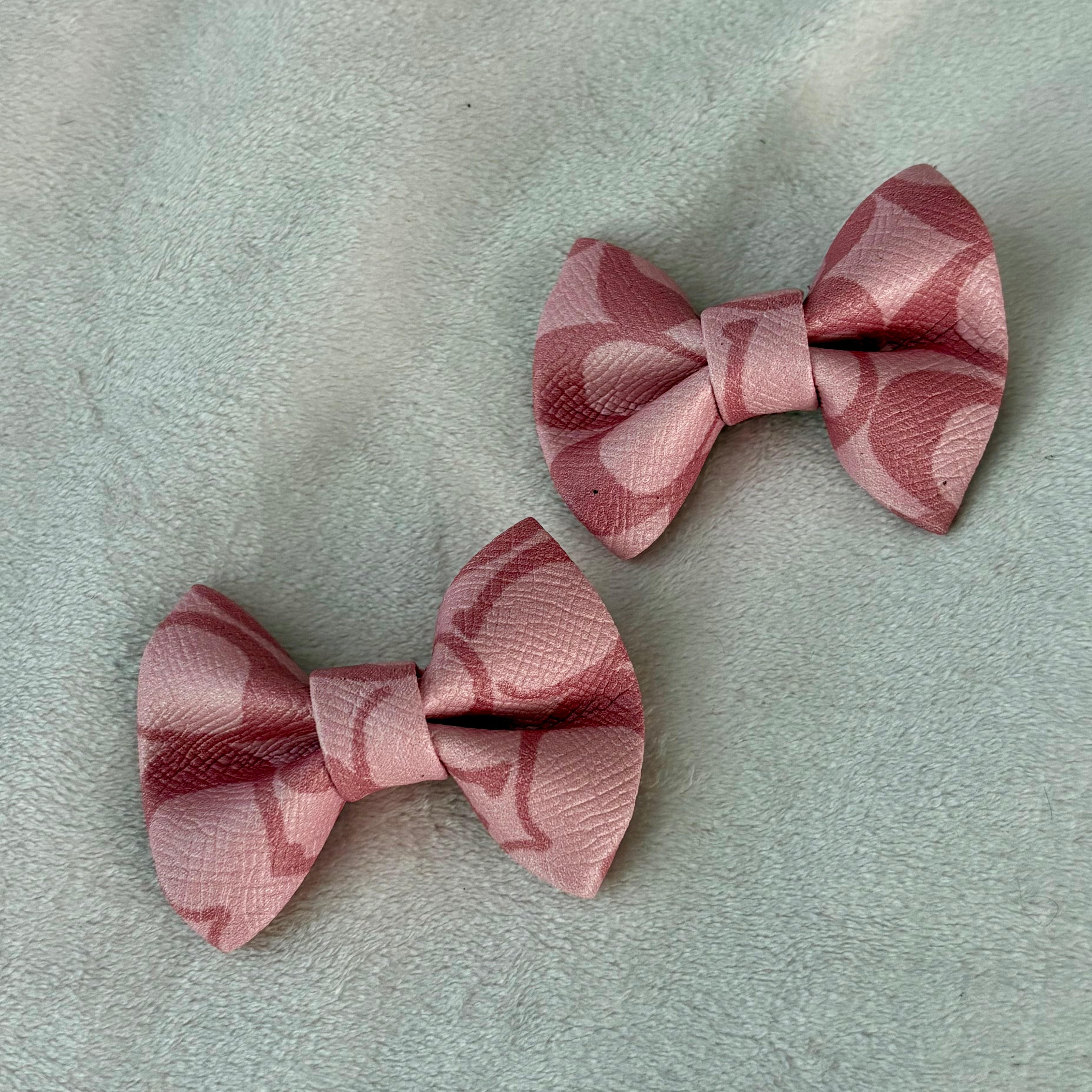 Mini bows pink