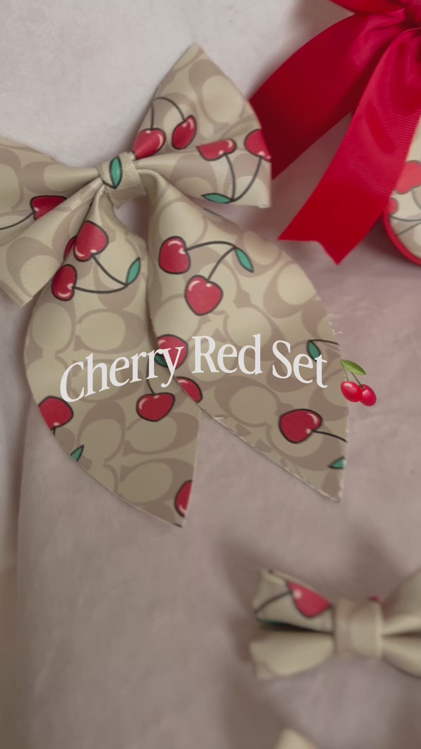 Full Set Cherry Red